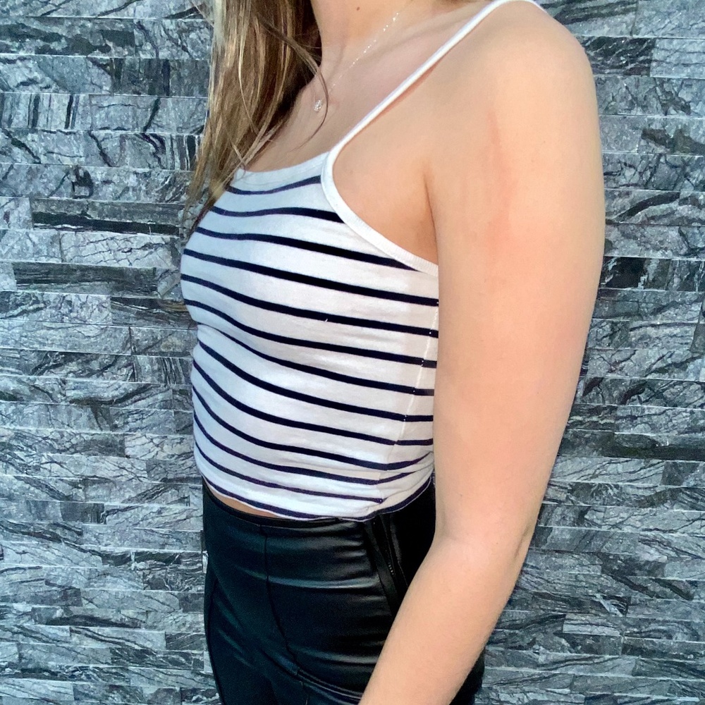 B&W Striped Tank